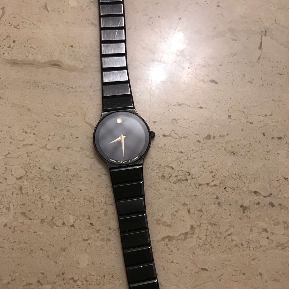 Black Movado watch